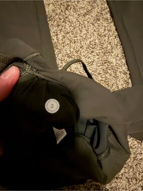 lululemon athletica Olive Green Leggings